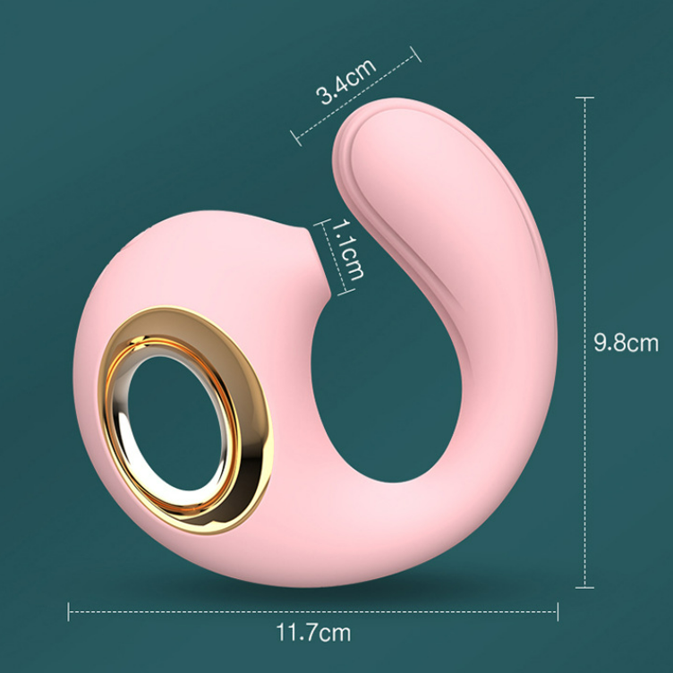 rosvibe - Sucking Vibrators Female Clit Sucker Clitoris Vacuum Stimulator G-Spot Dildo Massager - rosvibe