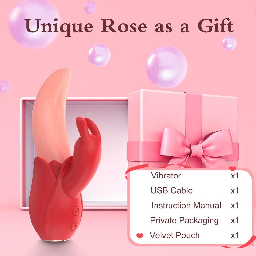 rosvibe - Rose Rabbit Vibrator for Women - rosvibe