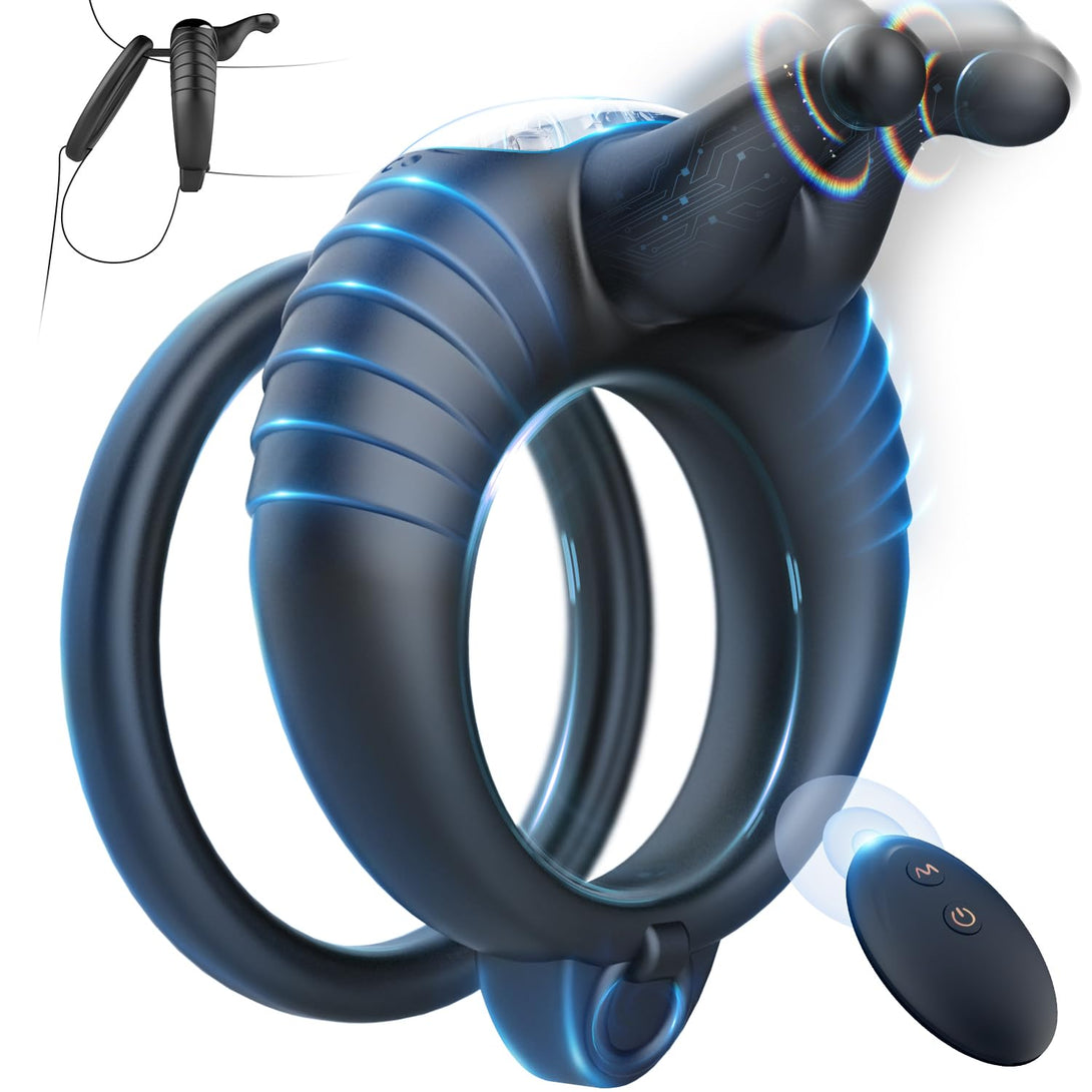 rosvibe - Bunny Ring IV Waterproof Male Sex Toys for Men Couples Cock Rings Adult Toys - rosvibe