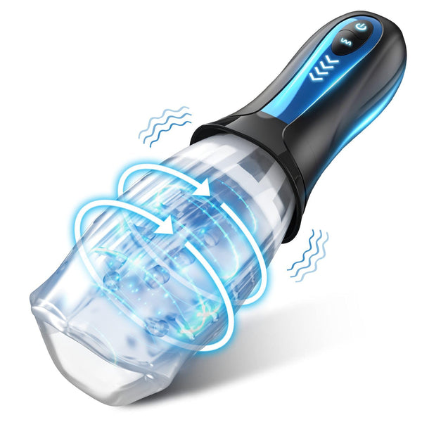 rosvibe - Gawk Gawk 6000 Pro With 5 Vibrating & 5 Rotating Modes - rosvibe