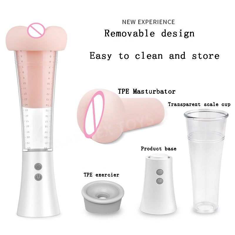 rosvibe - Male Masturbation Cup Penis Extender Vacuum Pump - rosvibe