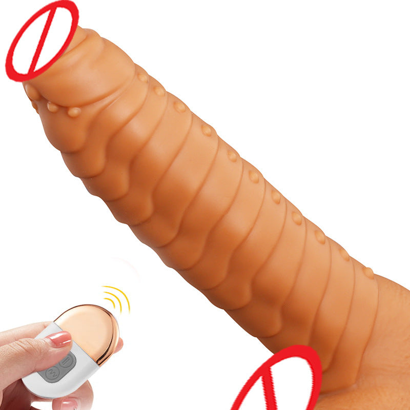 rosvibe - Telescopic Dildo Silicone Realistic Big Fake Penis Dildo Vibrator - rosvibe