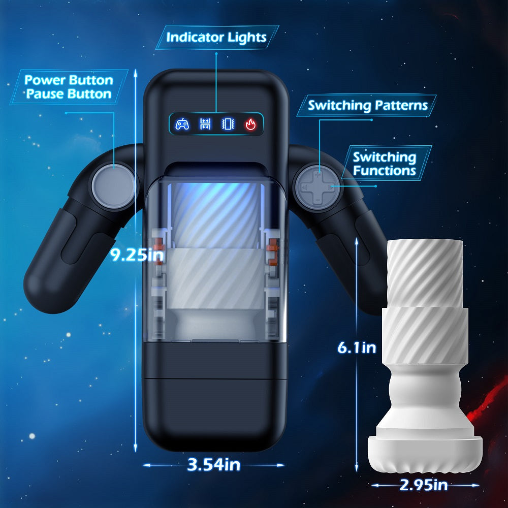 rosvibe - Game cup - Thrust Vibration Masturbator With Heating Function - rosvibe