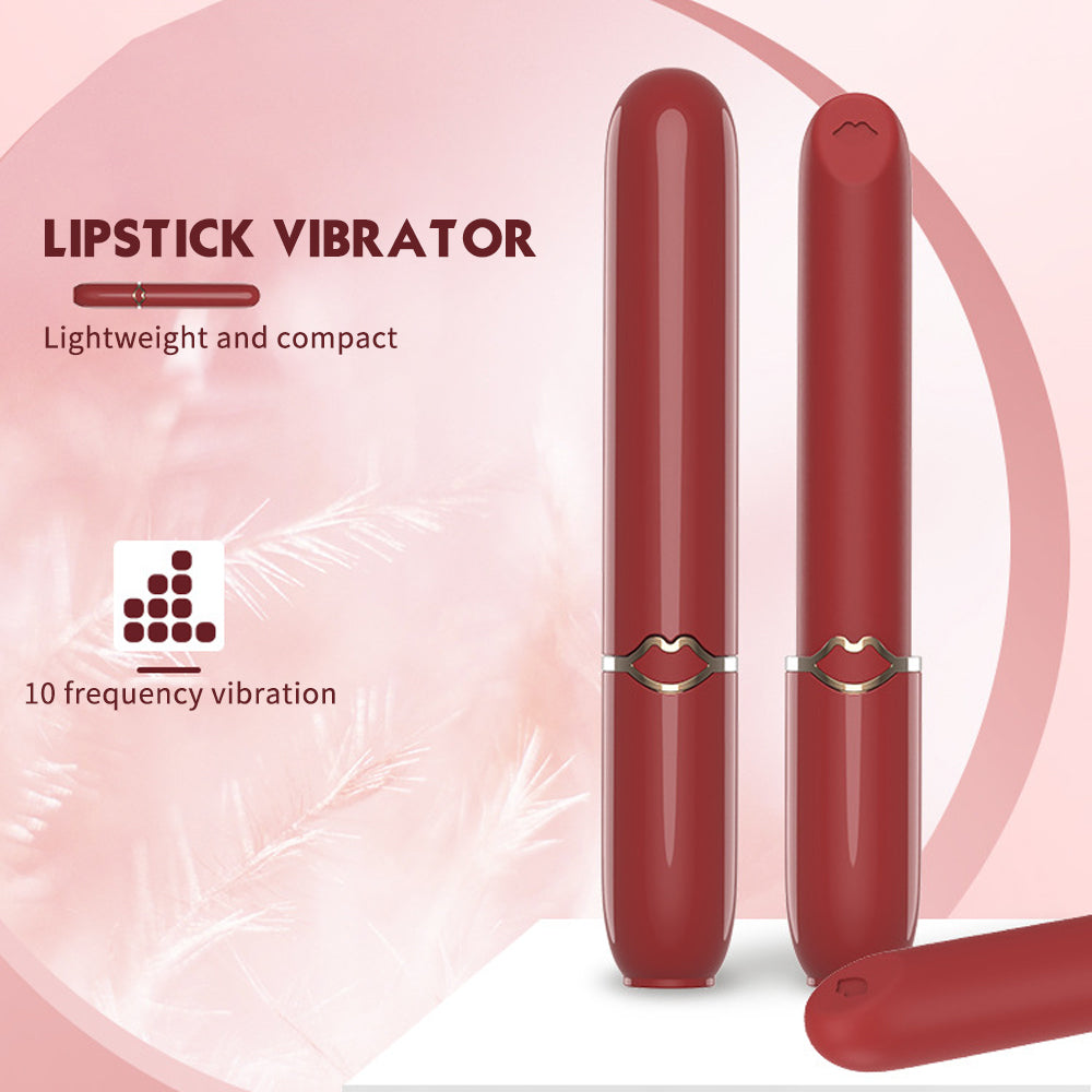 rosvibe - Lipstick Vibrator Female Masturbation Portable Usb Charging - rosvibe