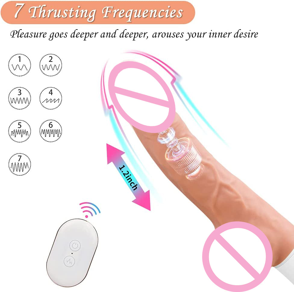 rosvibe - Scimitar  Automatic Telescopic Vibration Gun Simulation Mastic  Female Masturbation - rosvibe