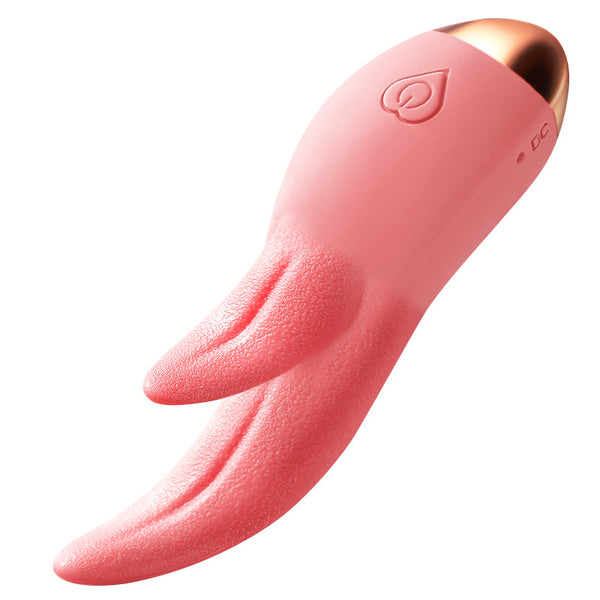 rosvibe - Tongue Licking Device Silicone Female Second Tide Masturbation Vibrator Adult Toy - rosvibe