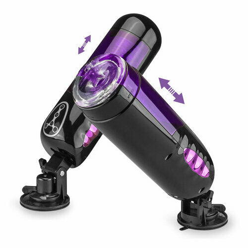 rosvibe - First Class Trainer Rotating and Thrusting Suction Cup Masturbator - rosvibe