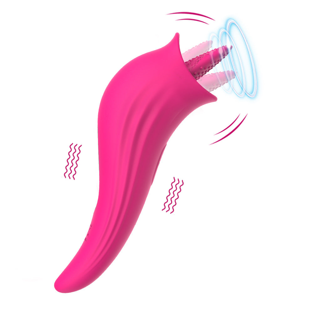 rosvibe - tongue licking vibrator - rosvibe