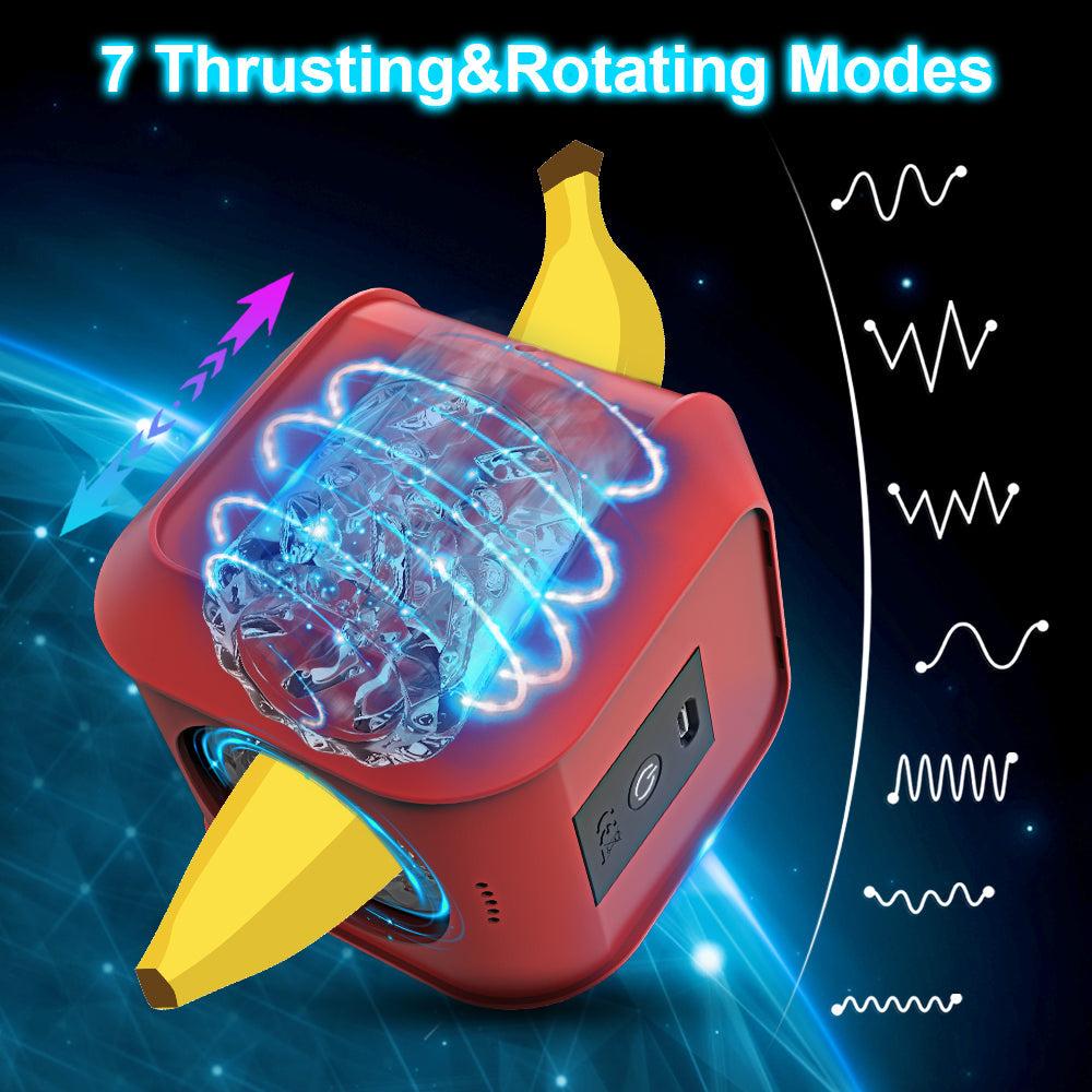 rosvibe - Magic Cube - Thrusting Rotation Male Masturbator Cup Water Proof - rosvibe