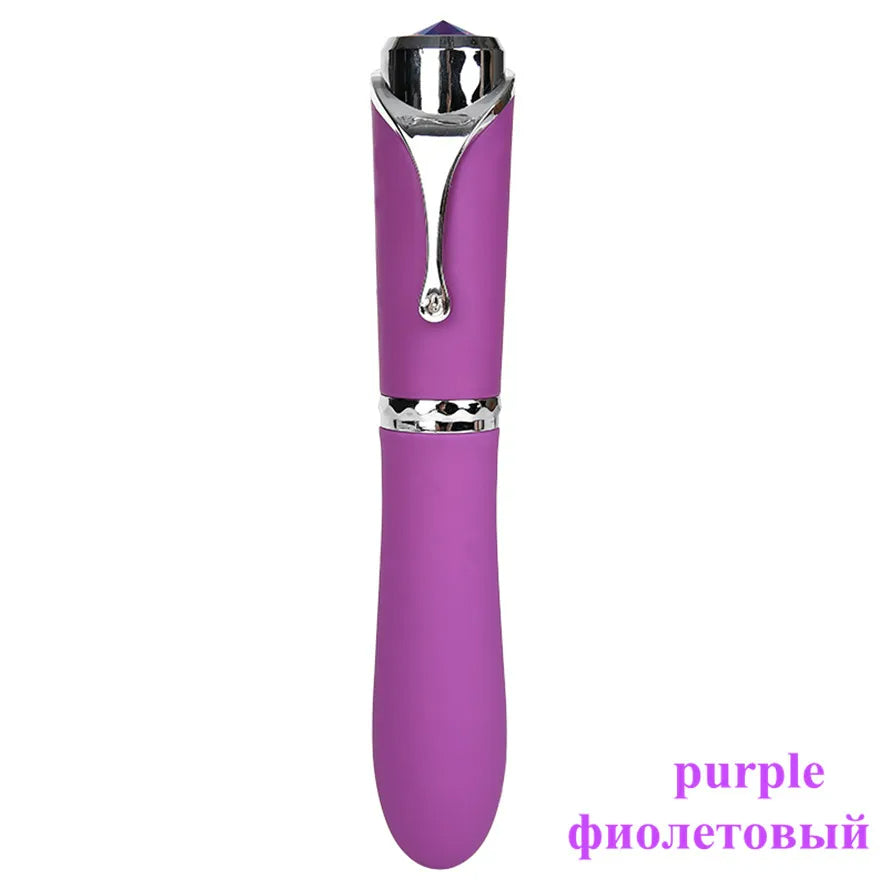 rosvibe 10 Speed Pen-shaped G-spot Vibrating Dildo Magic Massager - rosvibe