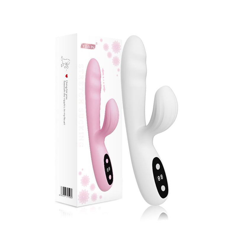 rosvibe - 5-Frequency Sucking Stretching and Heating Female Vibrator - rosvibe